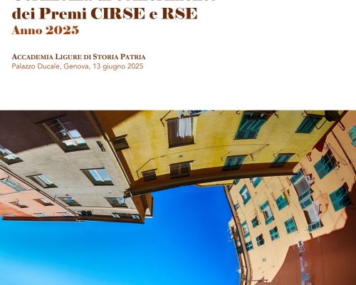 Cerimonia di conferimento dei Premi CIRSE e RSE 2025 (Genova, 13 giugno 2025)