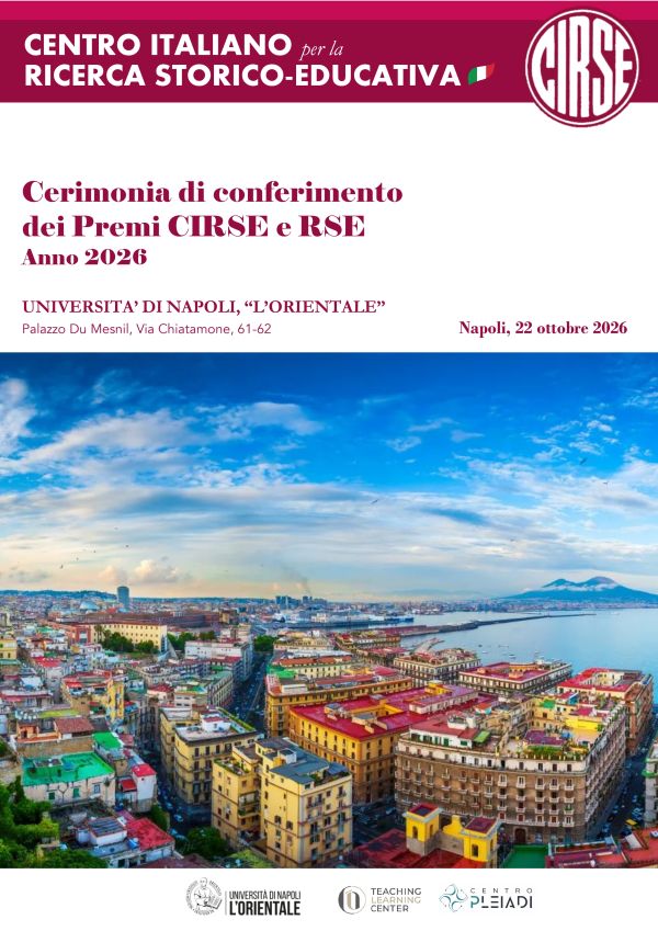 Cerimonia di conferimento dei premi CIRSE e RSE anno 2026