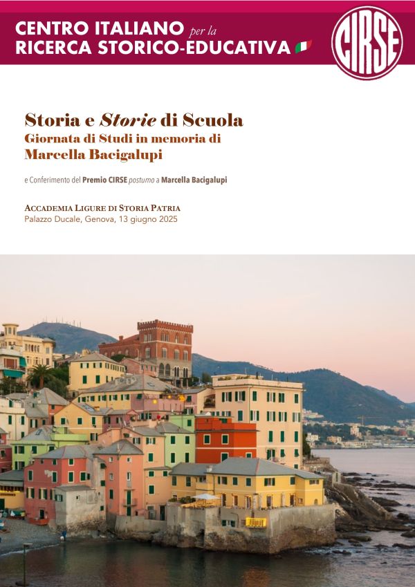 "Storia e storie di Scuola. Giornata di Studi in memoria di Marcella Bacigalupi" (Genova, 13 giugno 2025)