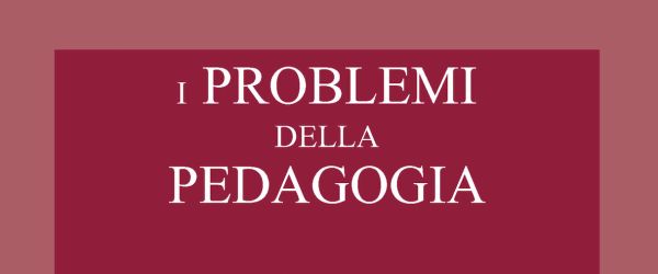 Cfp per il I Quaderno SICESE della rivista “I Problemi della Pedagogia” dal titolo “Italia-Europa: pensare l’Occidente”.